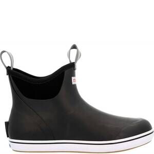 NEW XTRATUF women's leather ankle deck boot in black